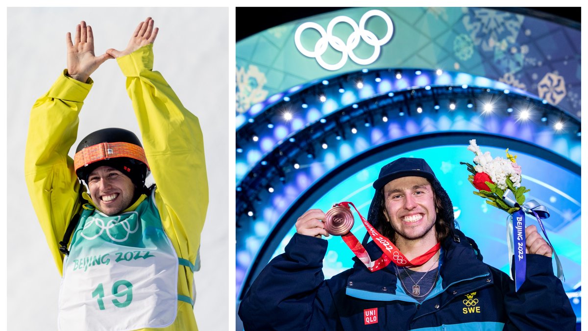 Henrik Harlaut siktar mot medalj i slopestyle under OS i Peking 2022.